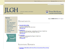 Tablet Screenshot of jlgh.org